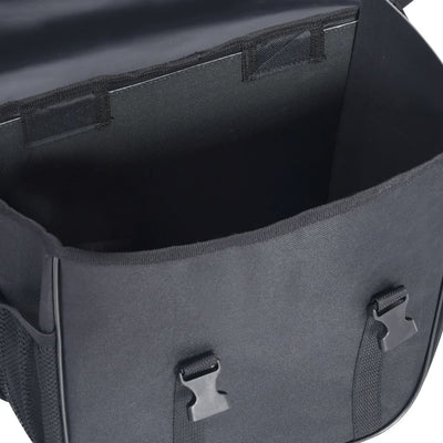 Double Bicycle Bag for Pannier Rack Waterproof 35 L Black Payday Deals