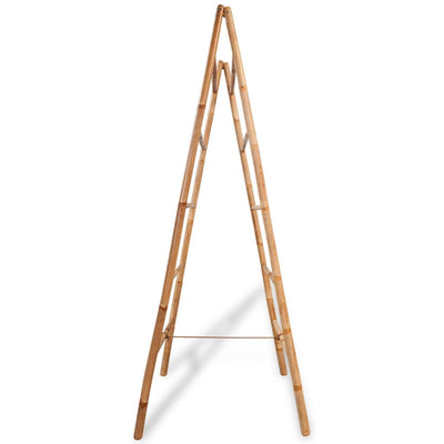Double Towel Ladder with 5 Rungs Bamboo 50x160 cm Payday Deals