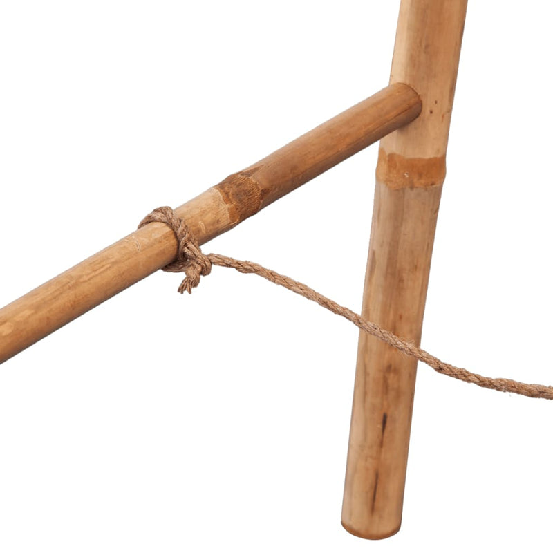 Double Towel Ladder with 5 Rungs Bamboo 50x160 cm Payday Deals