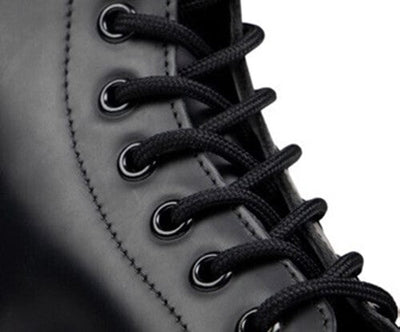 Dr. Martens Shoe Laces Round Suits 8-10 Eye Boots Doc Martins - 140cm Black Payday Deals