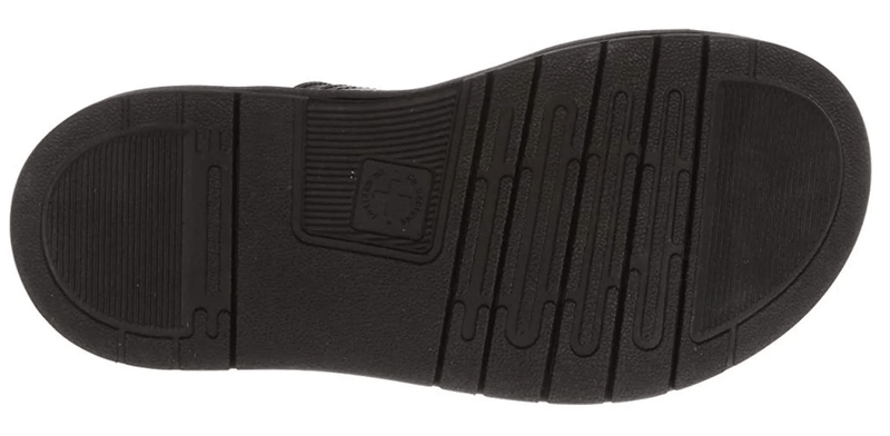 Dr. Martens Womens Chilton Slide Leather Sandal w/ Adjustable Strap-Black Hydro Payday Deals
