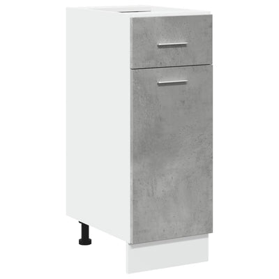 Drawer Bottom Cabinet Concrete Grey 30x46x81.5 cm Engineered Wood Payday Deals