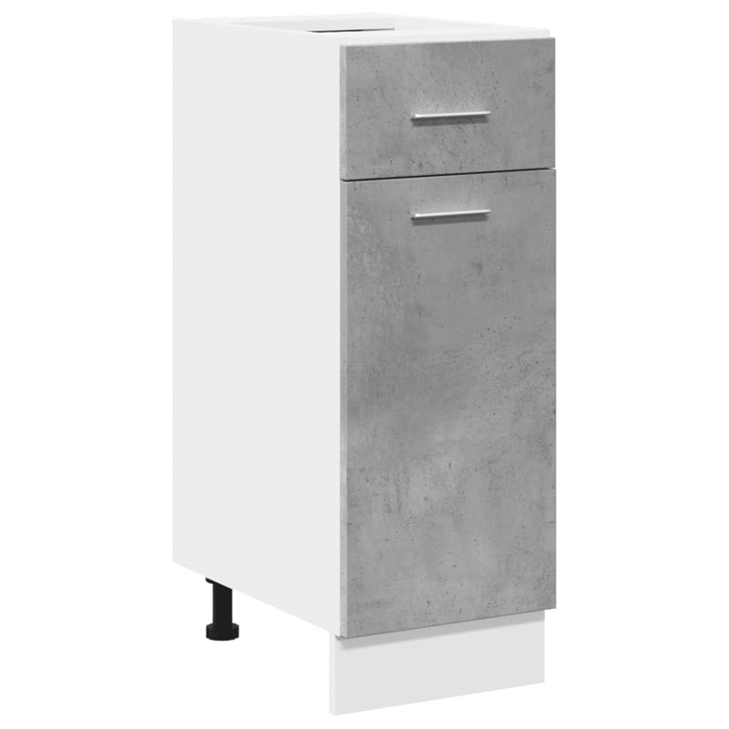 Drawer Bottom Cabinet Concrete Grey 30x46x81.5 cm Engineered Wood Payday Deals