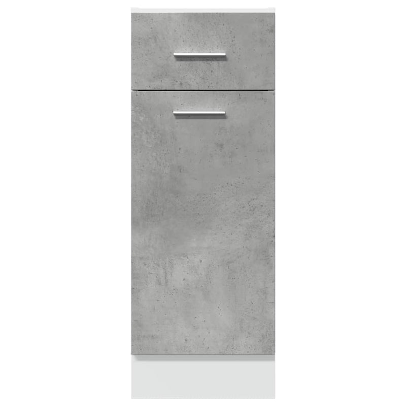 Drawer Bottom Cabinet Concrete Grey 30x46x81.5 cm Engineered Wood Payday Deals