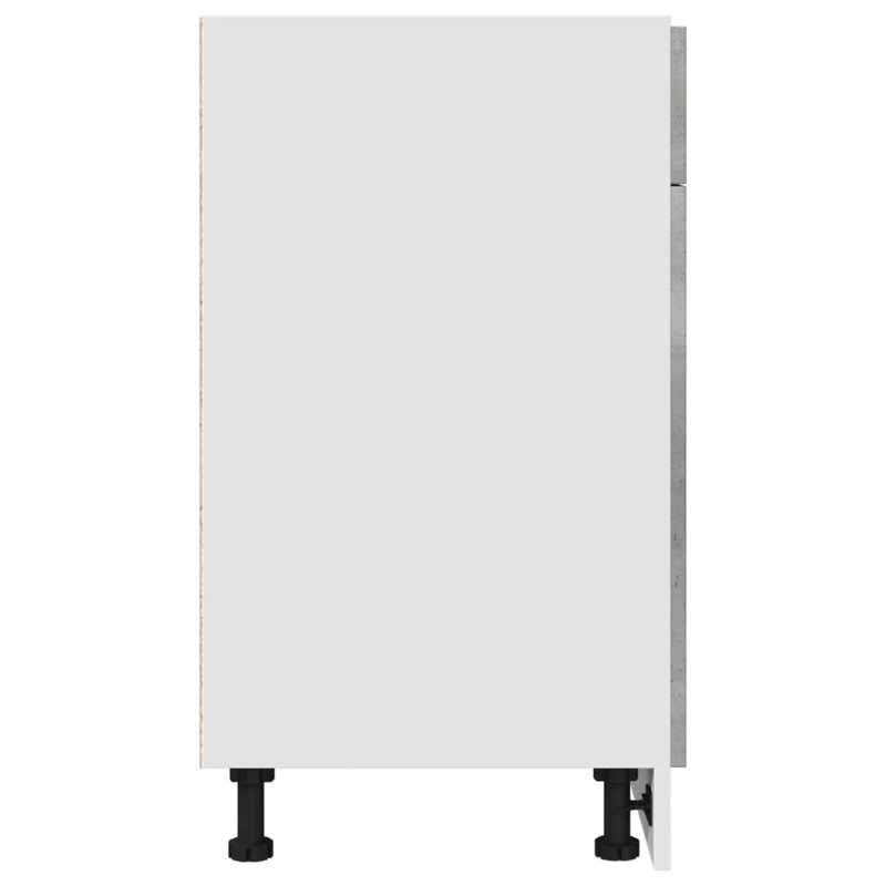 Drawer Bottom Cabinet Concrete Grey 50x46x81.5 cm Engineered Wood Payday Deals
