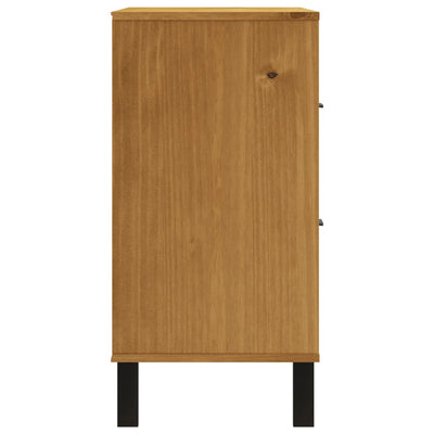Drawer Cabinet FLAM 80x40x80 cm Solid Wood Pine Payday Deals