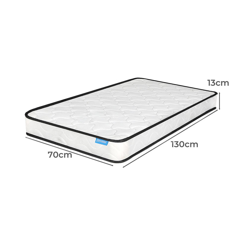 Dreamz Baby Kids Spring Mattress Firm Foam Bed Cot Crib Breathable Sleep 13CM Payday Deals