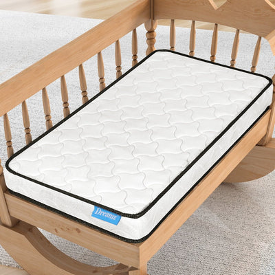 Dreamz Baby Kids Spring Mattress Firm Foam Bed Cot Crib Breathable Sleep 13CM Payday Deals