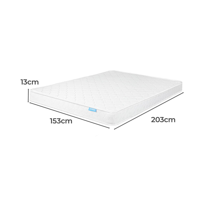 Dreamz Mattress Spring Coil Bonnell Bed Sleep Foam Medium Firm Queen 13CM Payday Deals