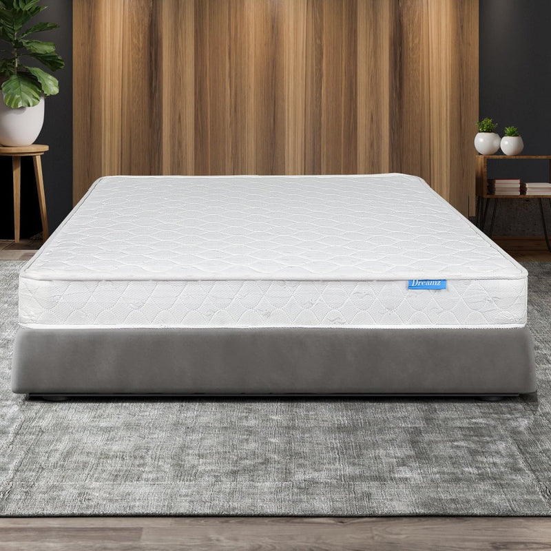 Dreamz Mattress Spring Coil Bonnell Bed Sleep Foam Medium Firm Queen 13CM Payday Deals