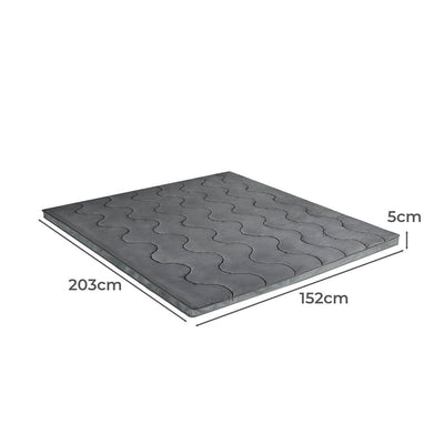 Dreamz Pillowtop Mattress Topper Protector Bed Luxury Mat Pad Home Queen Cover Payday Deals