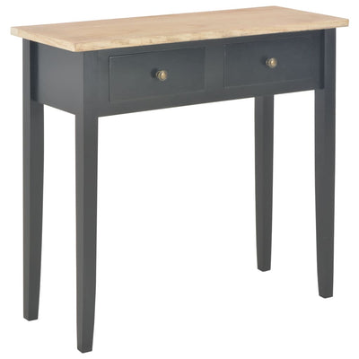 Dressing Console Table Black 79x30x74 cm Wood Payday Deals