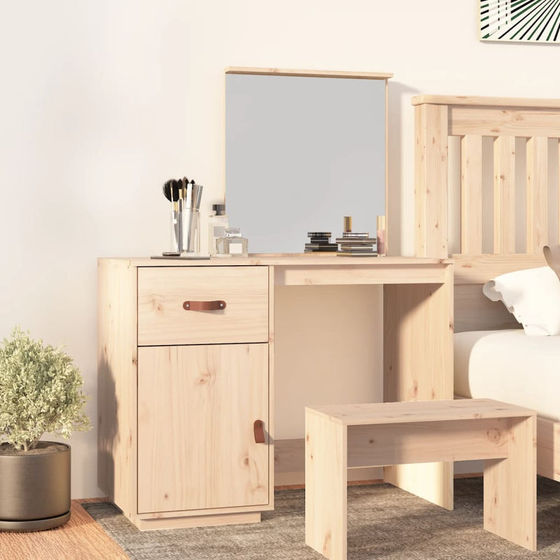 Dressing Table 95x50x134 cm Solid Wood Pine Payday Deals
