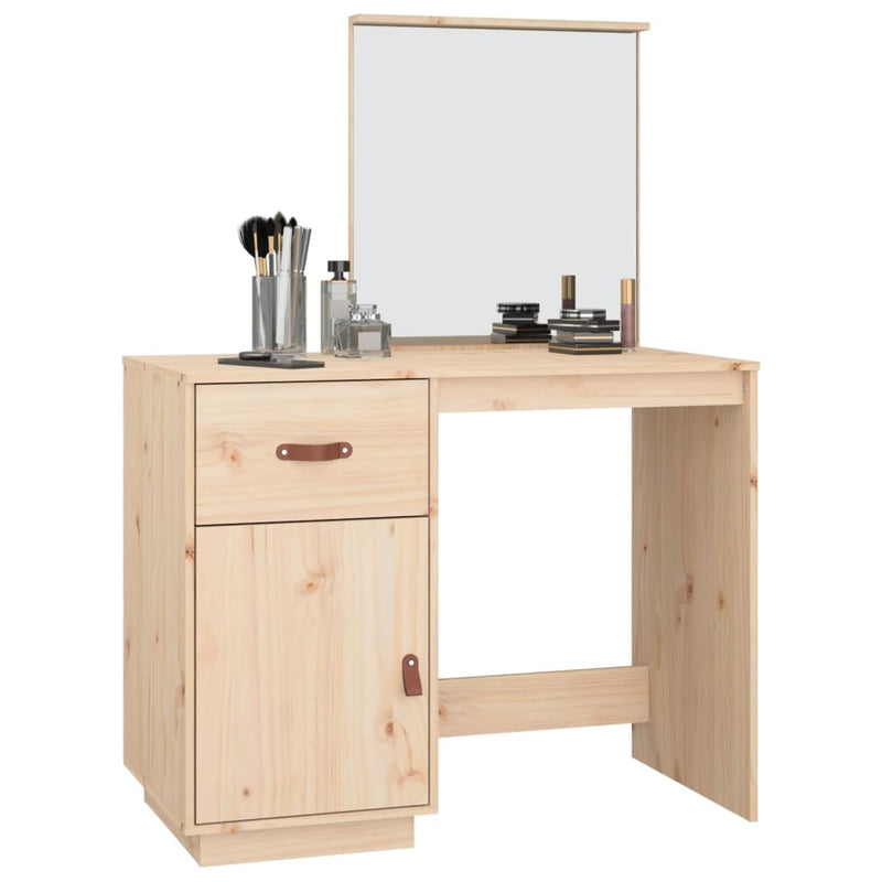 Dressing Table 95x50x134 cm Solid Wood Pine Payday Deals