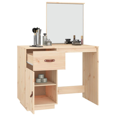 Dressing Table 95x50x134 cm Solid Wood Pine Payday Deals