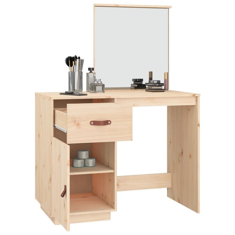 Dressing Table 95x50x134 cm Solid Wood Pine Payday Deals