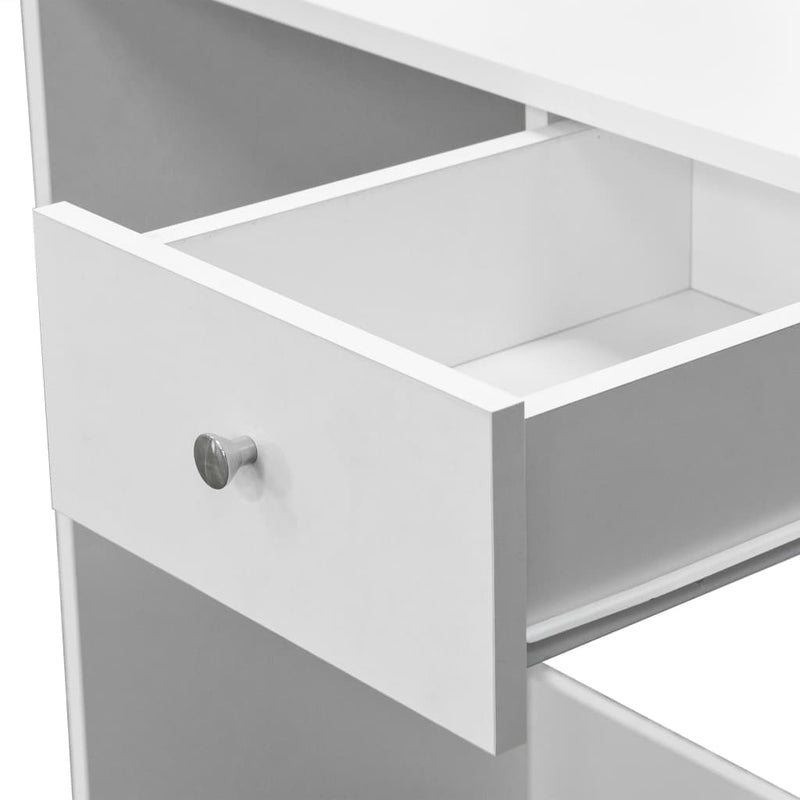 Dressing Table Engineered Wood 75x40x141 cm White Payday Deals
