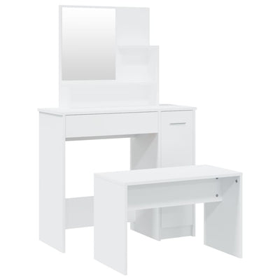 Dressing Table Set White 86.5x35x136 cm Payday Deals