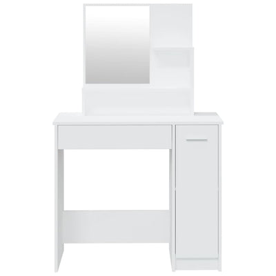 Dressing Table Set White 86.5x35x136 cm Payday Deals