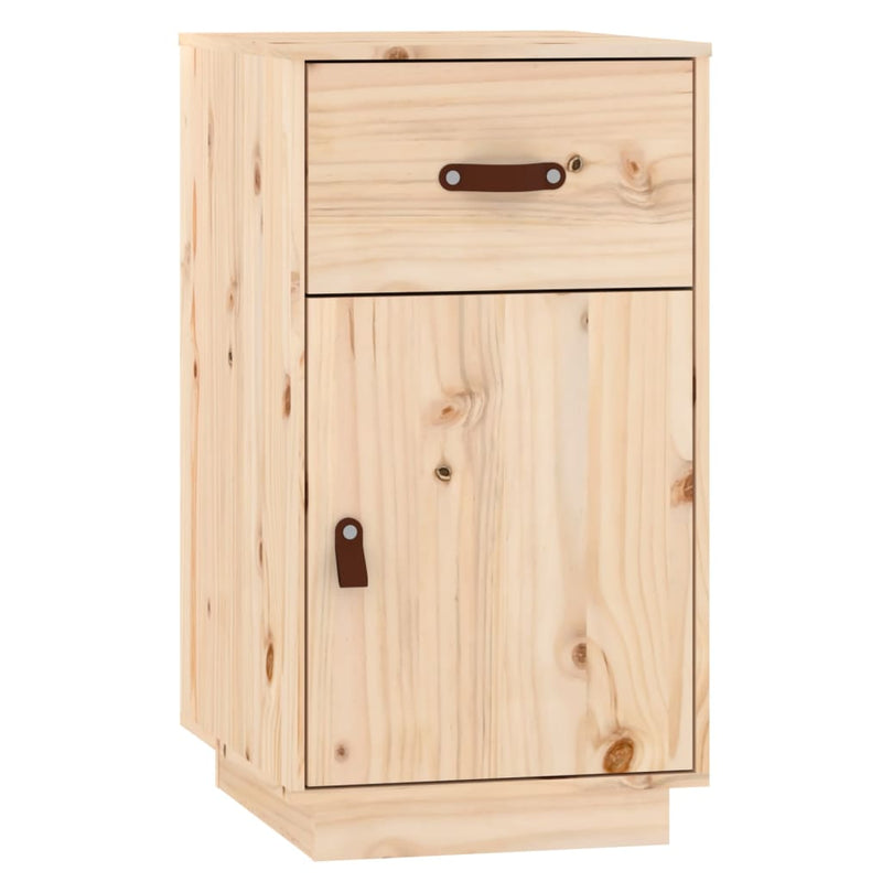 Dressing Table Set with LED Solid Wood Pine Payday Deals