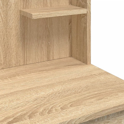 Dressing Table with LED Lights Sonoma Oak 96x40x142 cm Payday Deals