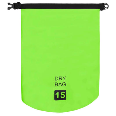 Dry Bag Green 15 L PVC Payday Deals