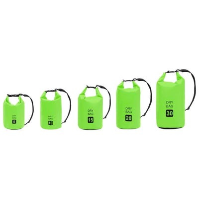 Dry Bag Green 15 L PVC Payday Deals