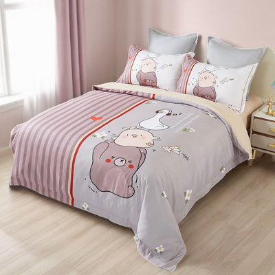 Duck Kids Quilt Cover Set - King Single Size Payday Deals