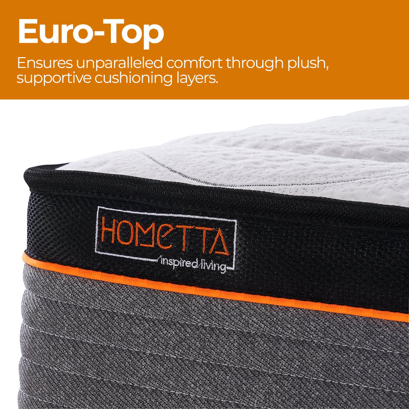 EasyDreamer Orthopaedic Euro Top Pocket Spring Queen Mattress Payday Deals