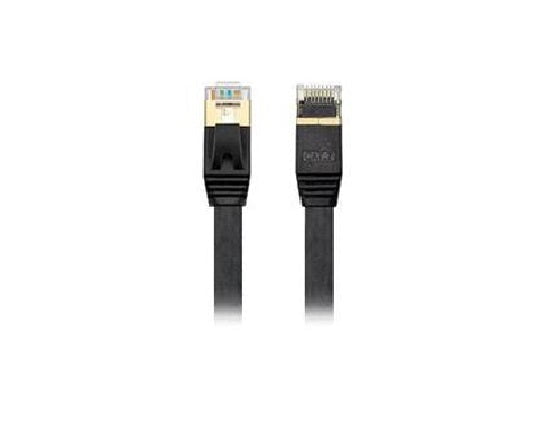 EDIMAX 0.5M Black 10GbE Shielded CAT7 Network Cable - Flat Payday Deals