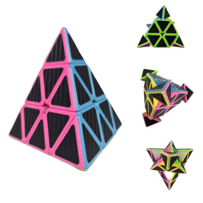 Educational Toys Pyraminx Triangle Cube Pyramid Brain Teaser Puzzle Cube