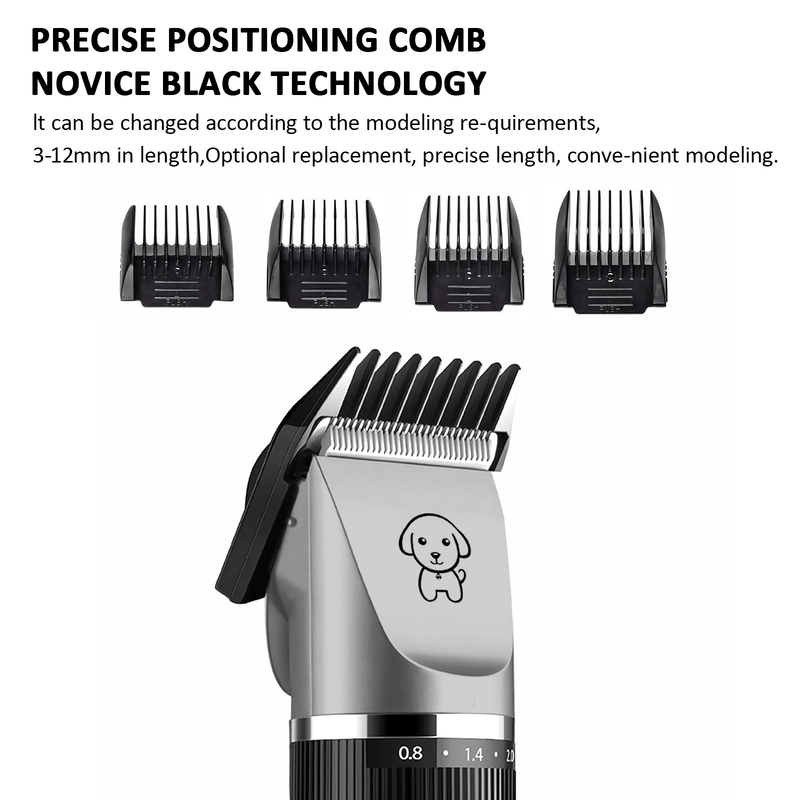 Electric Dog Cat Grooming Kit Pet Hair Shaver Trimmer Cordless Scissors Clipper Spare Head Payday Deals