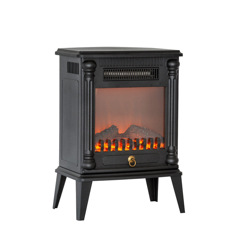 Electric Log Fireplace Heater with Overheat Protection Payday Deals