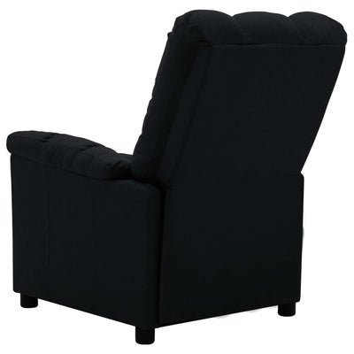 Electric Recliner Black Fabric Payday Deals