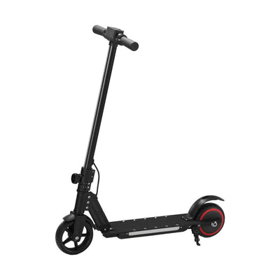 Electric Scooter 130W 16KM/H LED Light Folding Portable For Kids Teens Black Payday Deals