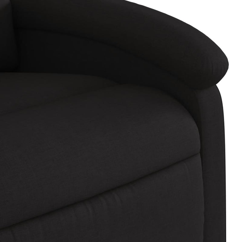 Electric Stand up Recliner Chair Black Fabric Payday Deals