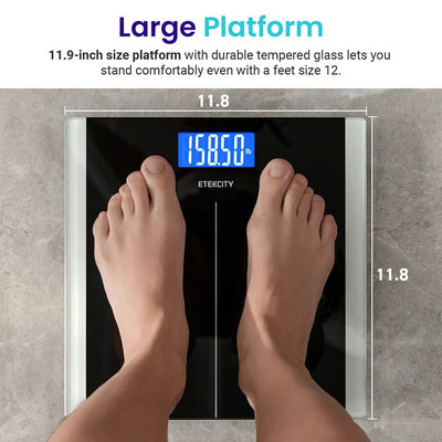 Etekcity Digital Body Weight Bathroom Scale - Black Payday Deals