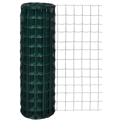 Euro Fence Steel 10 x 1.2 m Green Payday Deals
