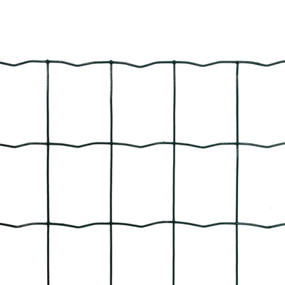 Euro Fence Steel 25x1.5 m Green Payday Deals