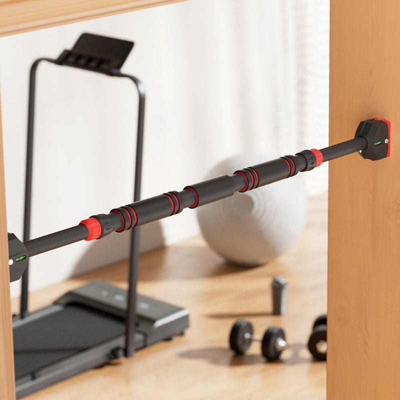 Everfit Adjustable Doorway Pull-Up Bar 70CM-95CM Chin-Up Bar with Level Meter Payday Deals