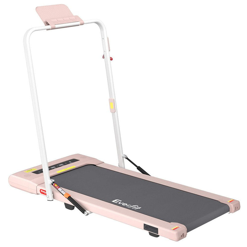 Everfit Treadmill Electric Walking Pad Under Desk Home Gym Fitness 400mm Pink Payday Deals