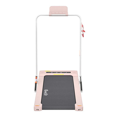 Everfit Treadmill Electric Walking Pad Under Desk Home Gym Fitness 400mm Pink Payday Deals