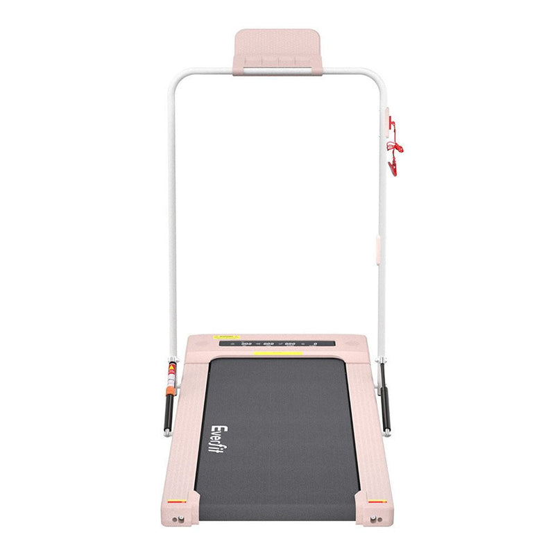 Everfit Treadmill Electric Walking Pad Under Desk Home Gym Fitness 400mm Pink Payday Deals