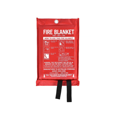 Fibreglass Fire Extinguishing Blanket for Home Car Boat Caravan Safety 1m x 1m Payday Deals