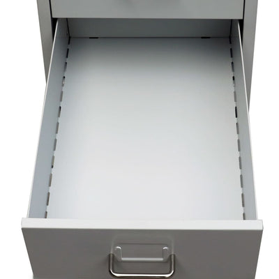 File Cabinet with 5 Drawers Grey 68.5 cm Steel Payday Deals