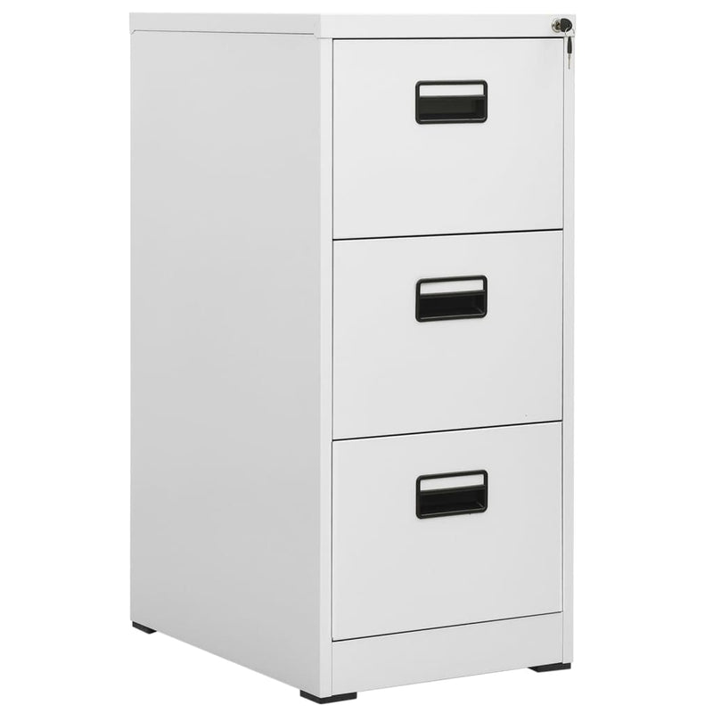 Filing Cabinet Light Grey 46x62x102.5 cm Steel Payday Deals