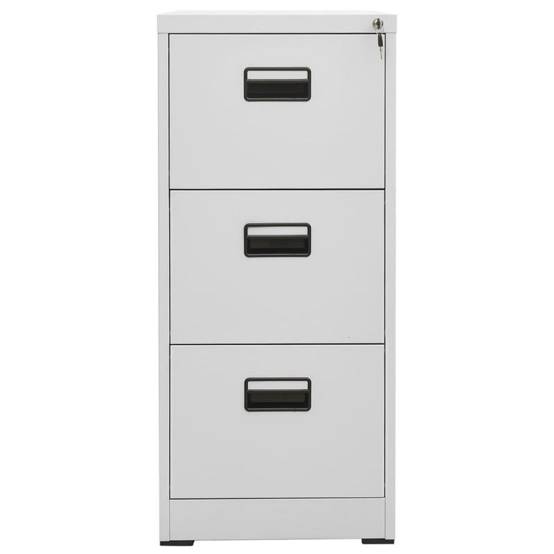 Filing Cabinet Light Grey 46x62x102.5 cm Steel Payday Deals