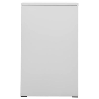 Filing Cabinet Light Grey 46x62x102.5 cm Steel Payday Deals