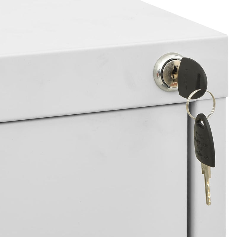 Filing Cabinet Light Grey 46x62x102.5 cm Steel Payday Deals