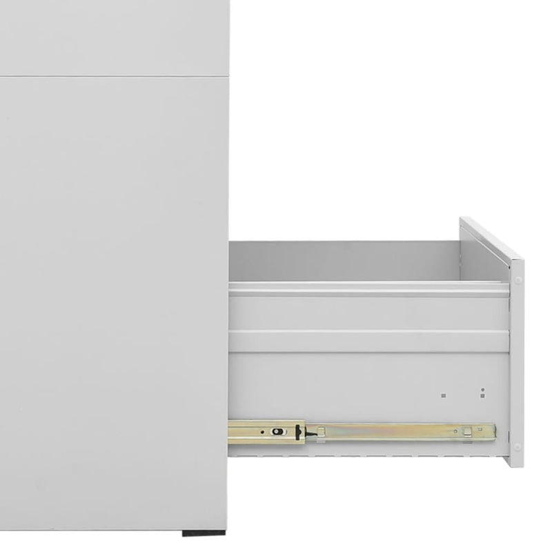 Filing Cabinet Light Grey 46x62x102.5 cm Steel Payday Deals